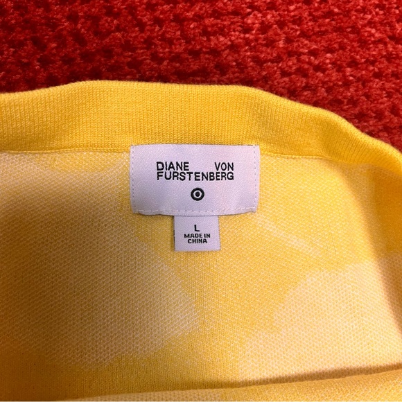 DVF for Target yellow halter dress , size large - Picture 5 of 5